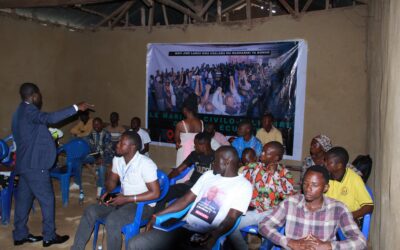 Beni : appropriation citoyenne de la sécurité, dernière séance de sensibilisation des jeunes tenue à Eringeti