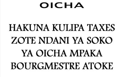 Oïcha : appel à la suspension du paiement des taxes au marché, des tracts lancés ça et là