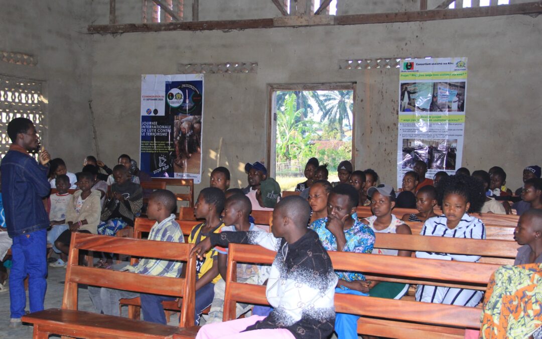 Beni : à Kalebya, Ubuntu Panafrika renforce sa campagne de sensibilisation sécuritaire avec les associations des jeunes d’Oïcha