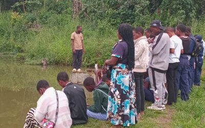 Beni : les élèves de l’Institut Monseigneur Kahongya en excursion scientifique à la ferme-école Nino Baglieri