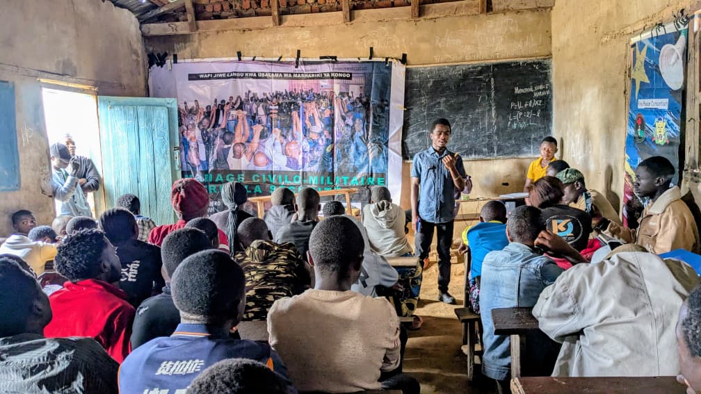 Oïcha : devant les membres de cinq associations de jeunes de l’axe Kafeza, Ubuntu Panafrika appelle à la résistance et au soutien des services de sécurité face à la menace ADF