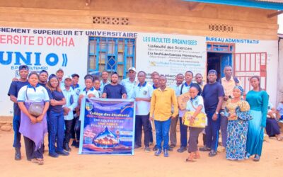 Beni : les étudiants de l&rsquo;université d’Oïcha lancent la campagne « Une goutte d’eau, une force pour notre défense » en soutien aux FARDC