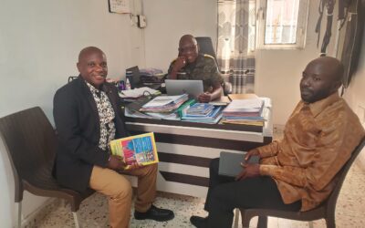 RDC : à Kinshasa, le député honoraire Kambale Mathe Mathieu félicite le colonel Mak Hazukay pour sa nomination et discute de la sécurité à Beni