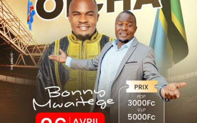 Beni : la population appelée à une grande mobilisation pour le concert du chanteur tanzanien Bonny Mwaitege ce dimanche à Oïcha !