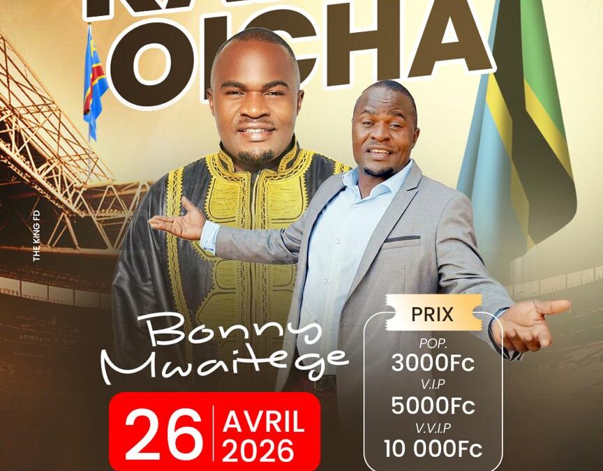Beni : la population appelée à une grande mobilisation pour le concert du chanteur tanzanien Bonny Mwaitege ce dimanche à Oïcha !