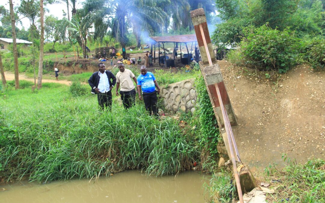 Oïcha : le pont Mbimbi-Kekelibo parmi les urgences identifiées par le maire lors de sa tournée du Salongo