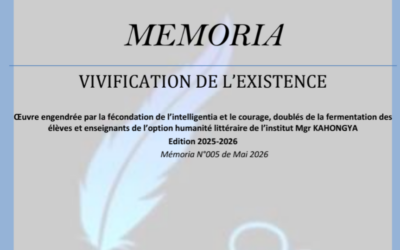 RDC : l&rsquo;enseignant oublié, l&rsquo;éducation sacrifiée, dans sa 5e publication, la Revue Memoria des élèves de l&rsquo;institut Monseigneur Kahongya décrit le calvaire de l&rsquo;enseignant, entre lutte et découragement