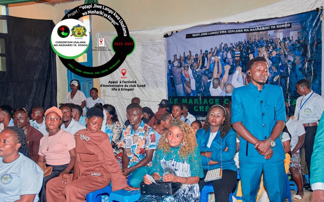 À Eringeti, à l&rsquo;anniversaire du club Good Life, Ubuntu Panafrika demande de retirer le slogan « Jeunes, espoir de demain » pour faire de la jeunesse l&rsquo;espoir d&rsquo;aujourd&rsquo;hui