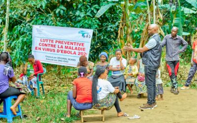 Nord-Kivu : l&rsquo;ONG IDAD sous l&rsquo;appui de ORIGINAL BEANS sensibilise les planteurs de 12 villages de Mabalako et Kalunguta à la prévention contre Ebola
