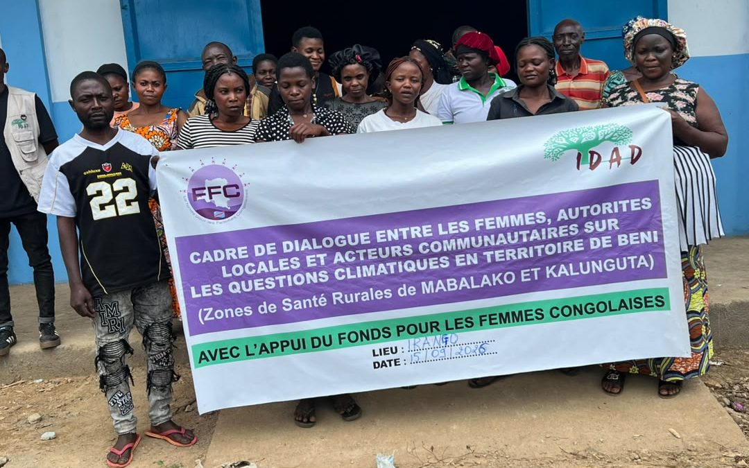 Beni : À Mabalako (Irango) et Kalunguta (Bulu), l’ONG IDAD mobilise les communautés autour des enjeux climatiques